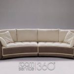 Circular Sectional Sofa | Planet Contemporary Italian Leather Round