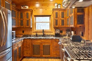 Rustic Kitchen Cabinets, Cabin Cabinetry, Knotty Alder