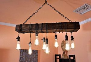 Amazon.com: farmhouse chandelier-wood chandelier-rustic chandeliers