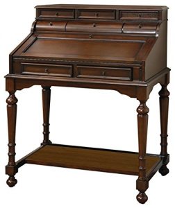 Amazon.com: 10-Drawer Secretary Desk Warm Brown: Kitchen & Dining