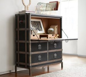 Ludlow Trunk Secretary Desk | Pottery Barn