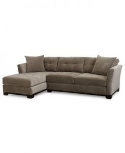 Furniture CLOSEOUT! Elliot Fabric Microfiber 2-Pc. Chaise Sectional