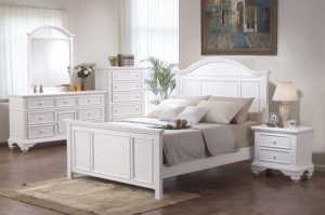 White shabby chic bedroom furniture | Devine Interiors