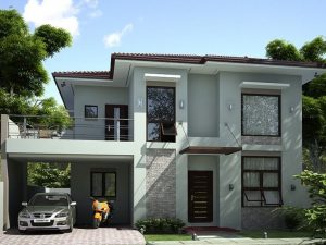 2 Storey Simple Modern House Design | Prefered House | Pinterest