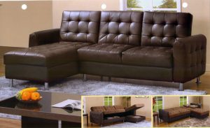 Leather Sectional Sleeper Sofa with Chaise u2013 goodworksfurniture