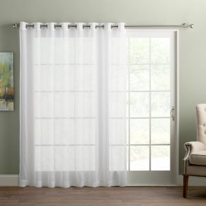 Wayfair Basics™ Wayfair Basics Sliding Door Patio Solid Semi-Sheer