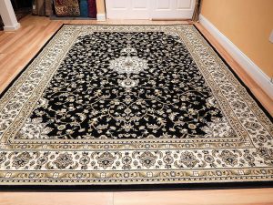 Traditional Area Rugs 2x3 Small Rugs for Black Bedroom Door Mat Area