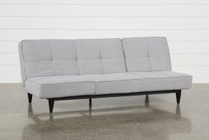 Paige Grey Convertible Sofa Chaise Sleeper | Living Spaces