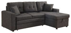 Darwin Sectional Sofa With Storage and Pull Out Bed - Contemporary