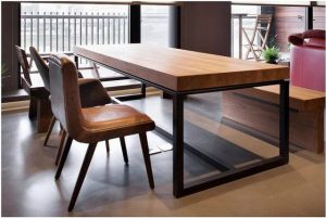 European solid wood dining table rectangular wood dining tables