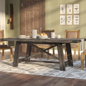 Laurel Foundry Modern Farmhouse Colborne Extendable Solid Wood