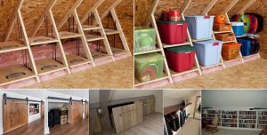 Clever Storage Ideas For Your Attic | Home Design, Garden