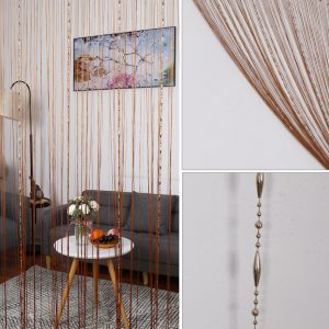 Room Divider Chain String Curtains Window Door Polyester Tassel