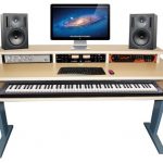 AZ-2 Maple Keyboard Studio Desk