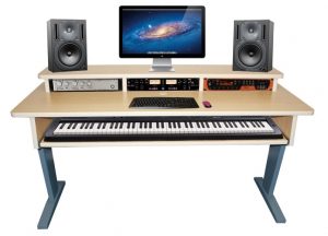 AZ-2 Maple Keyboard Studio Desk