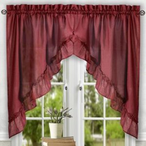 Swag Valances & Kitchen Curtains You'll Love | Wayfair