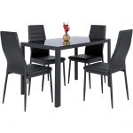 Best Choice Products 5 Piece Kitchen Dining Table Set W/ Glass Top