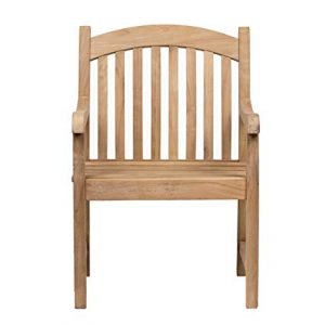 Amazon.com : Amazonia Teak Newcastle Teak Armchair : Patio Chairs