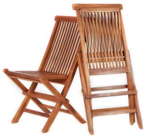 Teak Folding Chair Special Price Combo Set of 2 Per Box