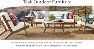 Outdoor Teak Sofas | Pottery Barn