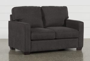 Morris Charcoal Twin Sofa Sleeper | Living Spaces