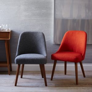 Mid-Century Upholstered Dining Chair | west elm