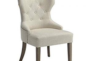 Amazon.com - Florence Upholstered Dining Chair with Tufted Back