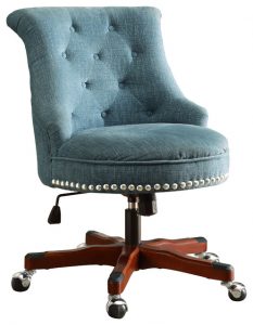 Rubberwood Metal Executive Chair - Traditional - Office Chairs - by