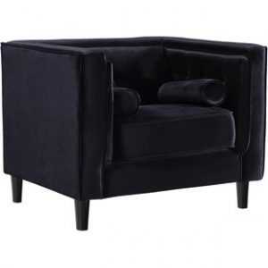 Black Velvet Accent Chairs You'll Love | Wayfair