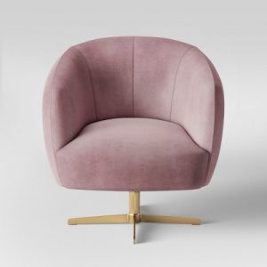 Morpho Swivel Velvet Arm Chair - Opalhouse™ : Target