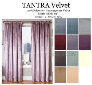 Tantra Velvet Curtains | Bestwindowtreatments.com