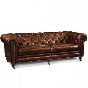 Vintage Leather Chesterfield Sofa