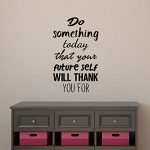 Amazon.com: Motivational Quote Wall Art Decal - Do Something Today