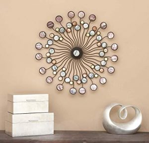 Amazon.com: Deco 79 13533 Metal Wall Modern Iron Starburst Wall