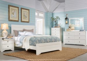 White Queen Bedroom Sets for Sale: 5 & 6-Piece Suites