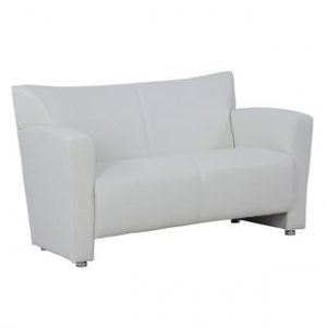 Off White Leather Loveseat | Wayfair