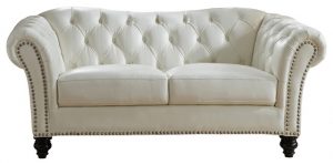 Mona Leather Craft Loveseat - Contemporary - Loveseats - by KEMP