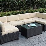 Amazon.com: Ohana Mezzo 7-Piece Outdoor Wicker Patio Furniture