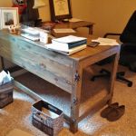 Industrial-Rustic Fusion Reclaimed Wood Desk - Industrial - Home