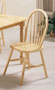 Amazon.com - Set of 4 Natural Finish Farm House Wood Dining Chair