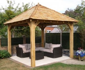 wooden gazebo www.glenfort.com | outdoor spaces | Backyard gazebo