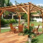 Garden Wooden Pavilion Gazebo at Rs 2800 /square feet | लकड़ी