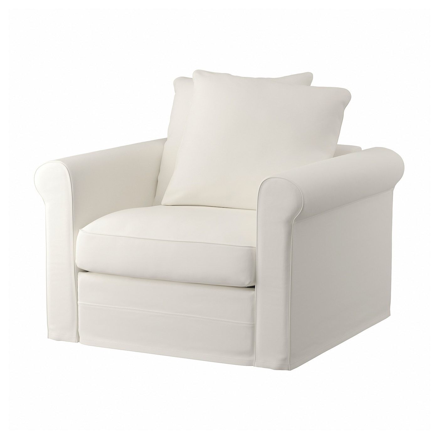 The Classic Elegance of a White Armchair