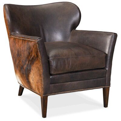 Luxurious Wingback Leather Armchair