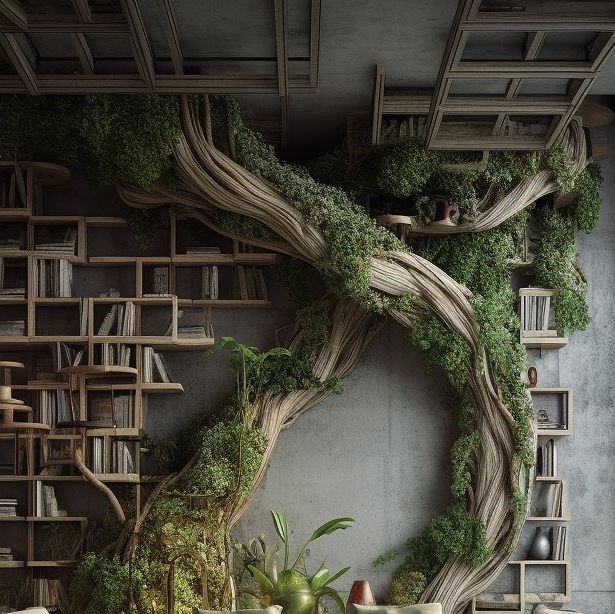 The Beauty of Tree Bookcases