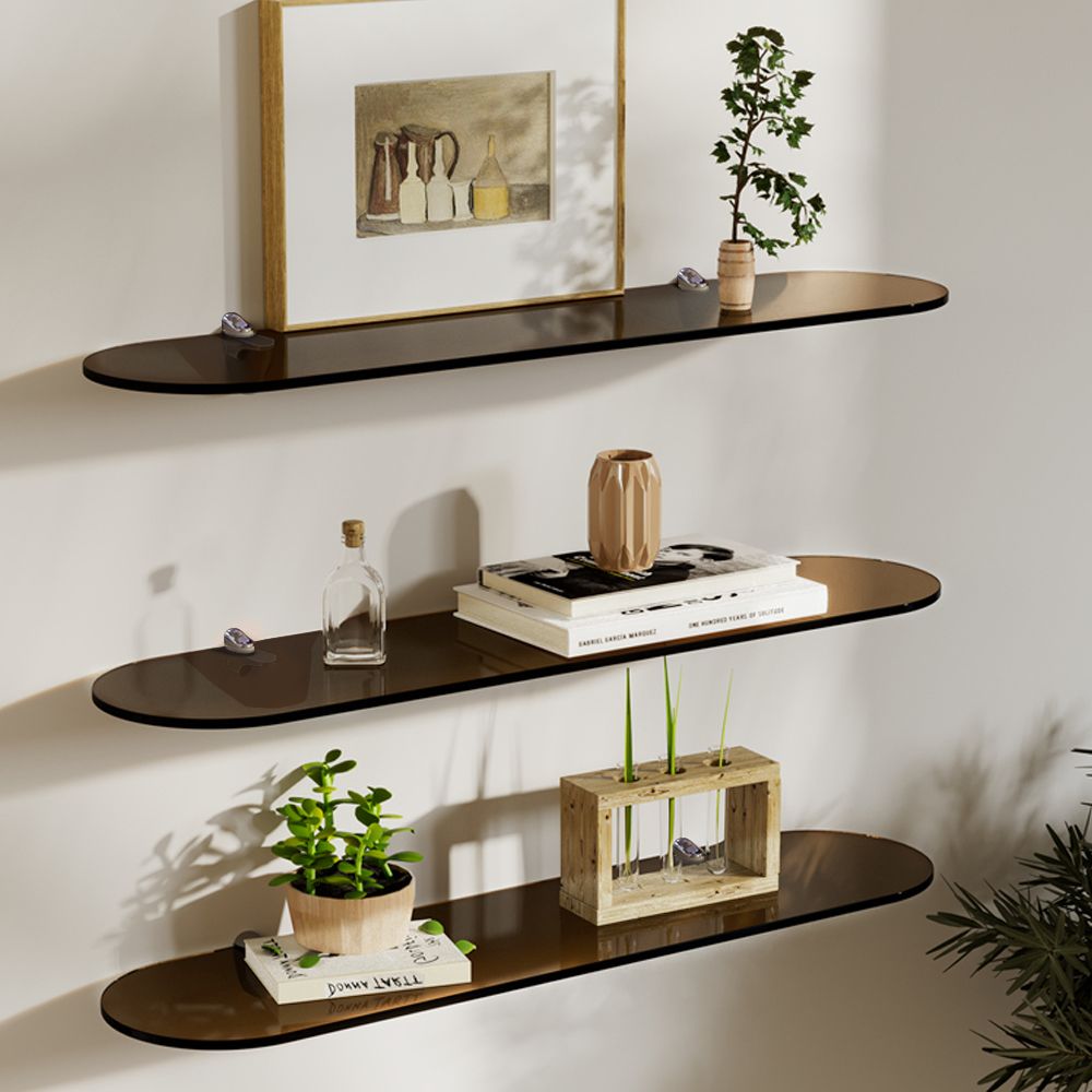 The versatility of floating shelves