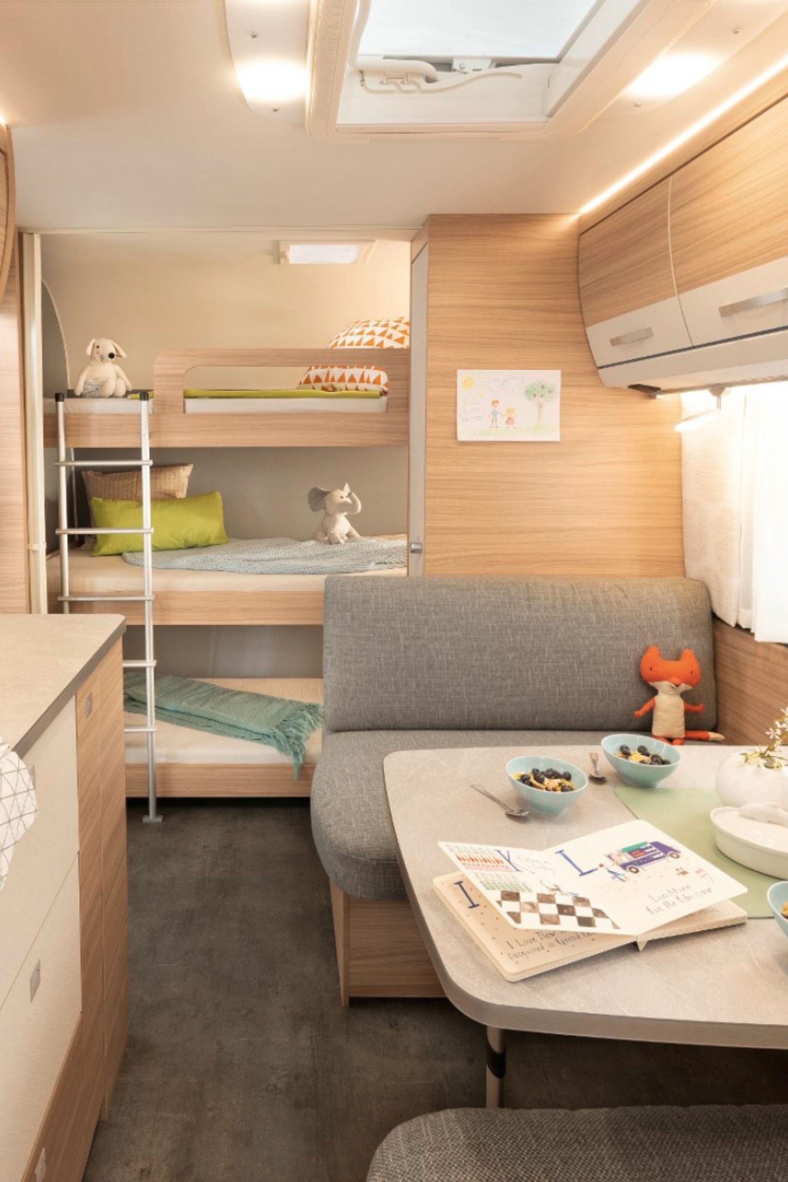 Cozy Nest on Wheels: Exploring the Family Caravan Interior