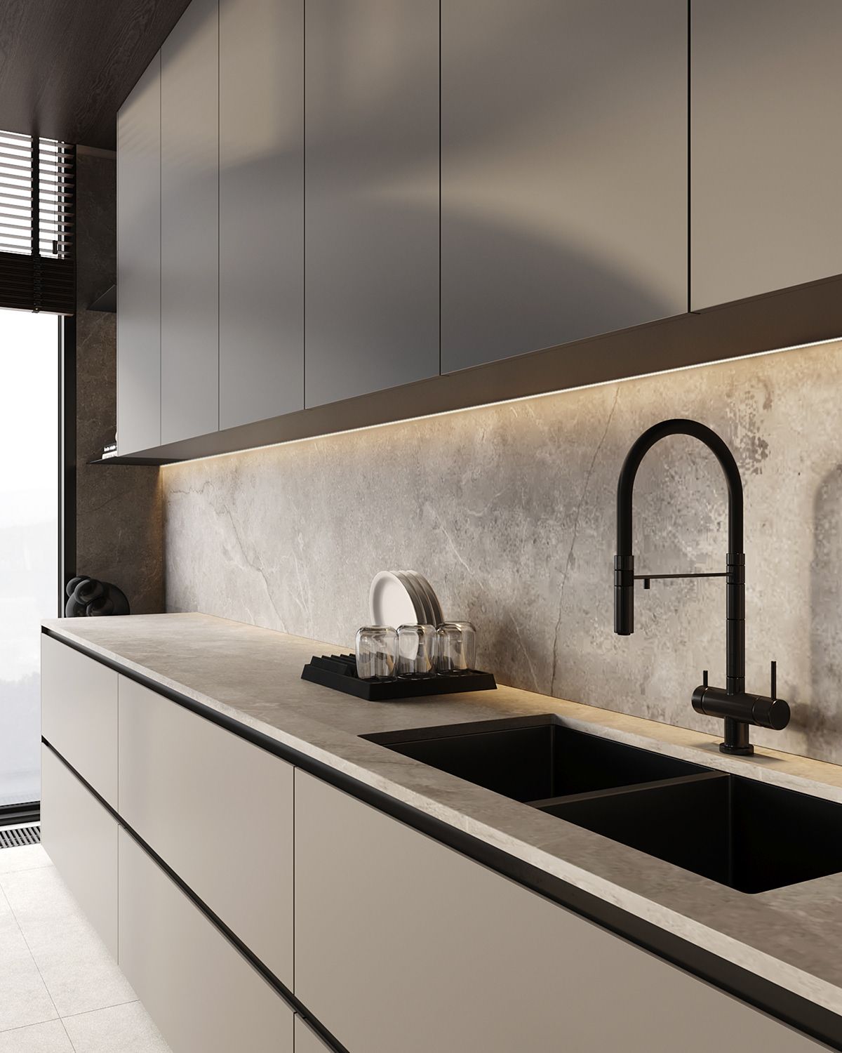 The basic elements of contemporary  kitchen design