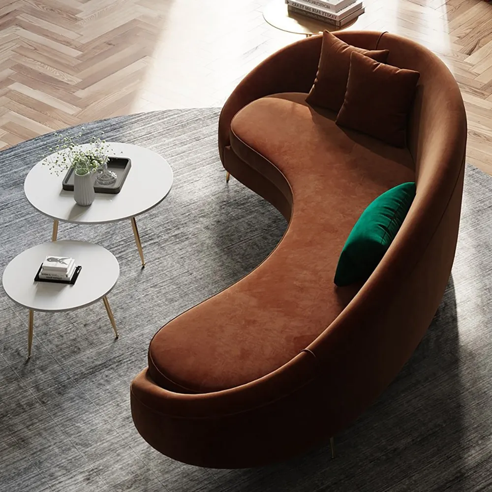 The Allure of Modern Curved Sofas