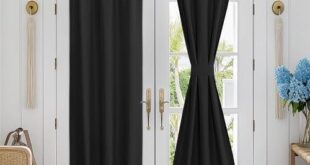 Total Darkness On-The-Go: RYB HOME 100% Blackout Door Curtain Review